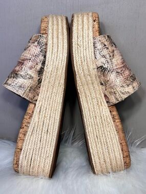 SAM EDELMAN Floral Woven Espadrille Slide